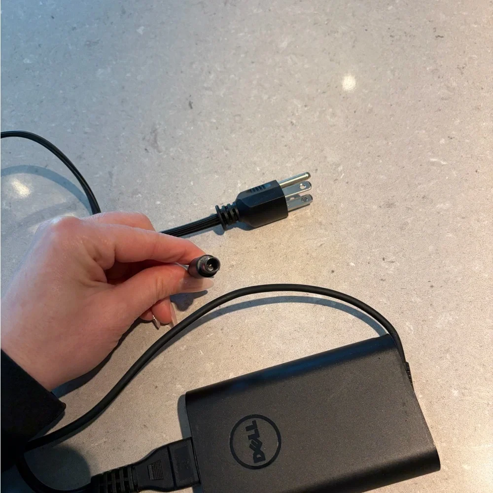 Dell Black Charging Adapter